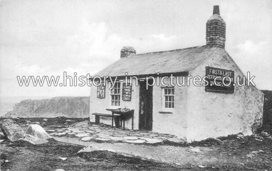 First and Last House in England, Lands End, Cornwall. c.1908